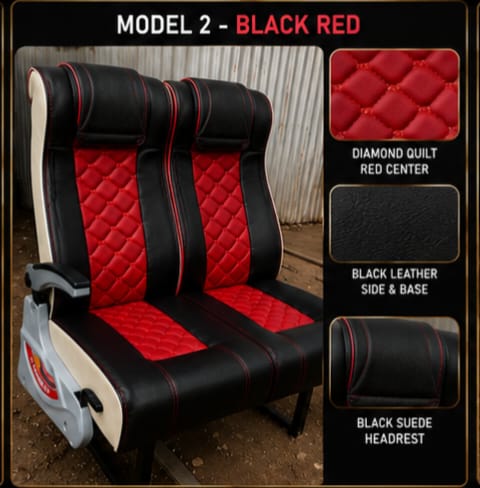 RR Hevirex multi-stage recline mechanism bus seat — ergonomic seat manufacturer Tamil Nadu